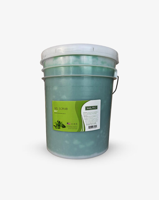 Nail Pro - Mint Gel Scrub Bucket - 5 Gallons
